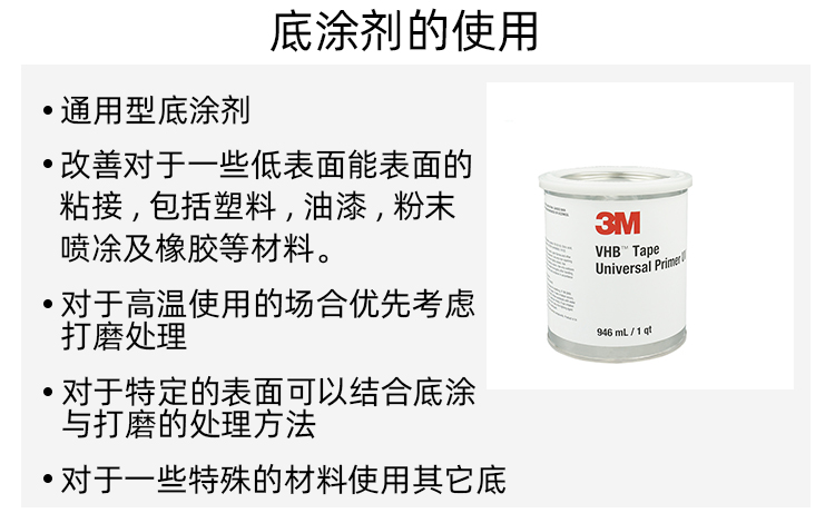 3M底涂劑的使用